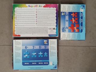 Lotto 3 puzzle Frozen e Principesse Disney