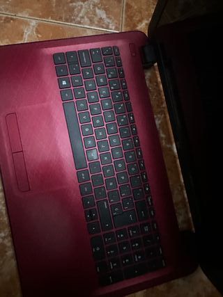 Portátil HP Rojo - No Enciende