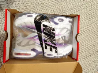 Nike Air Max TN Roxo e Branco - Tamanho 44