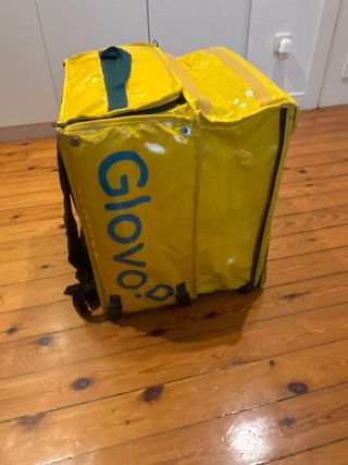 Mochila Glovo para repartos