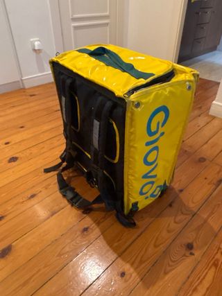 Mochila Glovo para repartos