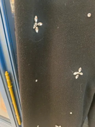 Pantalones negros con pedrería