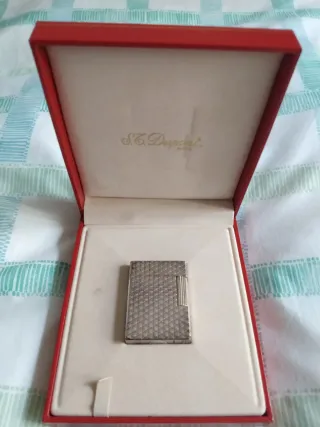 Encendedor Plata Dupont.