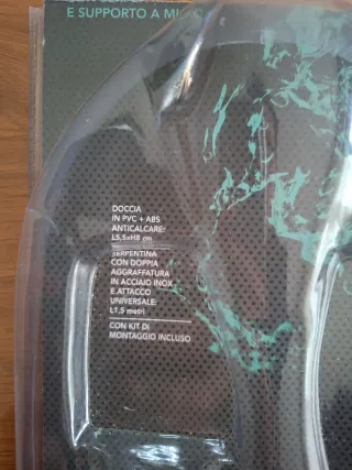 Serpentina doccia acciaio inox