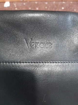 Borsa Versace Pelle Nera Vintage