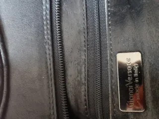 Borsa Versace Pelle Nera Vintage