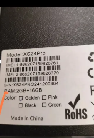 Xs24pro 16GB Gold/Silver