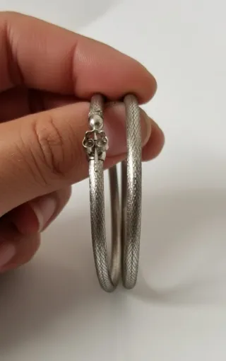 Orecchini Cerchi Donna Argento 925 Leggeri