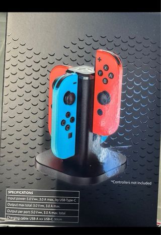 Base ricarica BATTLETRON per Nintendo Switch Joy-C