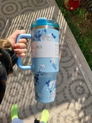 Borraccia Stanley 1.18 L Azzurra Fiori