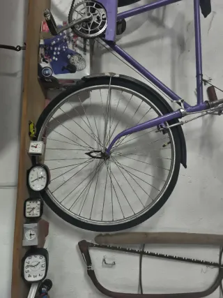 Bicicleta Clásica Morada,