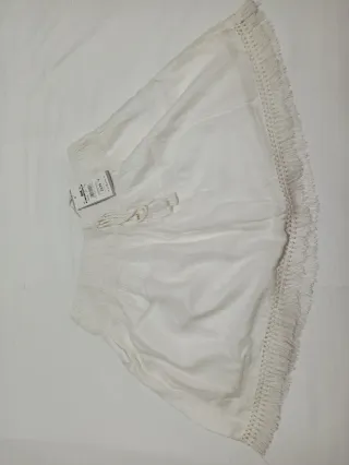 Falda Springfield blanca nueva