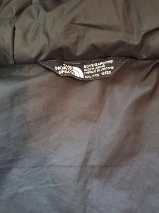 Giubino The North Face nero e senape