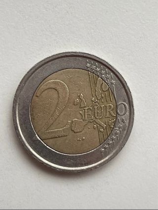 Moneda 2 Euros Italia 2002