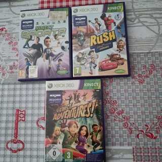 Lote 3 Juegos Xbox 360 Kinect