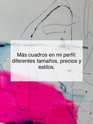 Cuadro abstracto grande colorido salón dormitorio