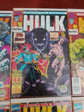 Increíble Hulk y Iron Man