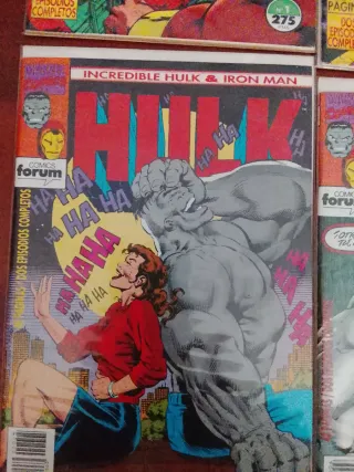 Increíble Hulk y Iron Man