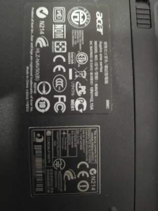 Acer Aspire One Portátil Azul marino