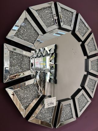 Consola de lujo estilo glam