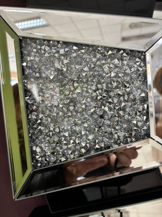 Consola de lujo estilo glam