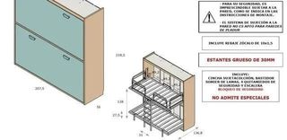 LITERA ABATIBLE HORIZONTAL LIDER20