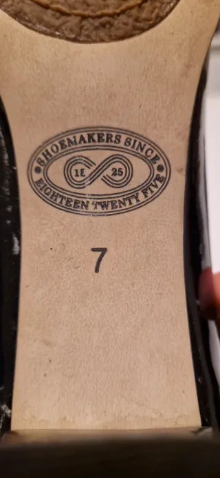 Zapatos Clarks Negros Charol Talla 7 (inglés)