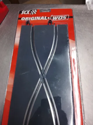 Scalextric Cruce Analógico cambio de carril gris