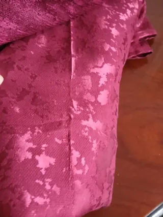 Cortinas rosgraas y rojas