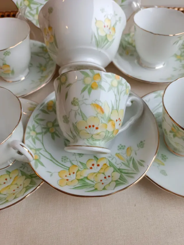 Juego de té inglés Bone China royal Stanford