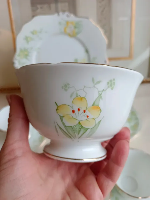 Juego de té inglés Bone China royal Stanford