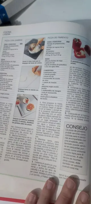 Libro de cocina de la revista Venca