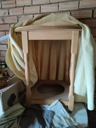 Mesa camilla de madera