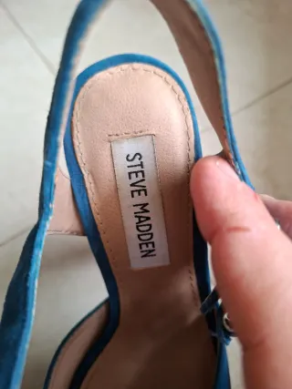 Sandali tacco alto Steve Madden azzurri