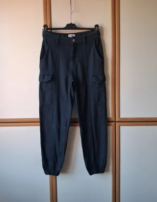 Pantaloni cargo Tally Weijl neri