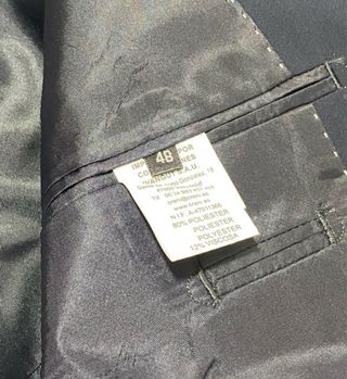 Traje chaqueta azul marino - Talla 48/42