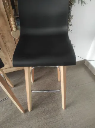 Sillas Altas Cocina Negras