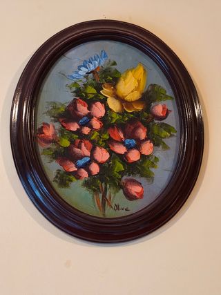 3 Cuadros al óleo sobre lienzo de madera.