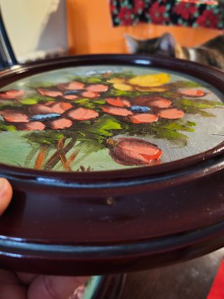 3 Cuadros al óleo sobre lienzo de madera.