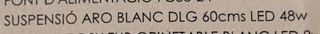 Lámpara Aro LED Blanca