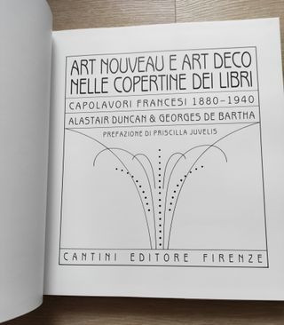Art Nouveau e Art Deco nelle copertine dei libri.