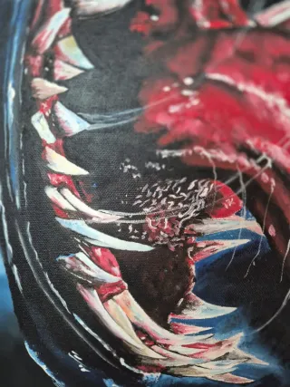 Cuadro Venom Óleo 60x80