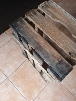 Caja de madera rústica