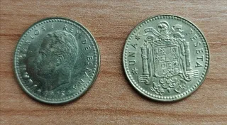 Moneda Española 1 Peseta 1963 Franco
