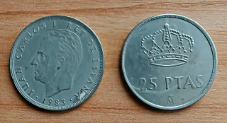 Moneda Española 1 Peseta 1963 Franco