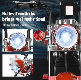 NUEVA, A ESTRENAR: Moto Eléctrica Infantil Roja