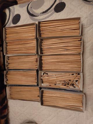 Lote  50 Clipper,130 cajas cerillas,caja Lucky