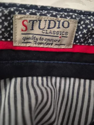 Pantalón de caballero azul