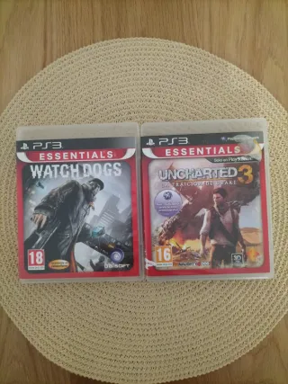 Lote 4 Juegos PS3: Uncharted, Watch Dogs, LEGO, PE