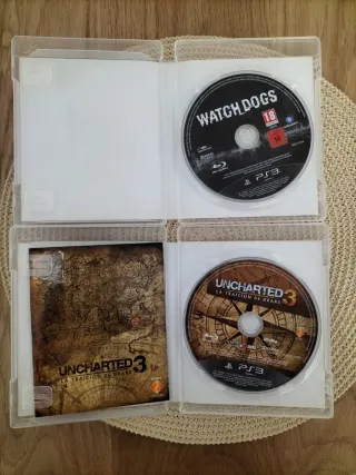 Lote 4 Juegos PS3: Uncharted, Watch Dogs, LEGO, PE